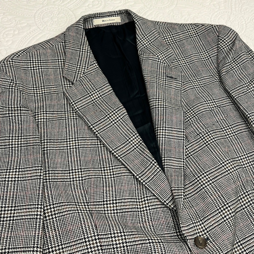 Ralph Ralph Lauren Mens 48R Glen Plaid Wool Flannel Sport Coat Vintage Canada